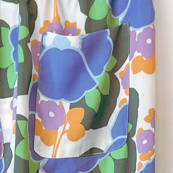 NEW! Zara Floral Printed Pajama Style Retro Pants - Size S - Picture 11 of 15